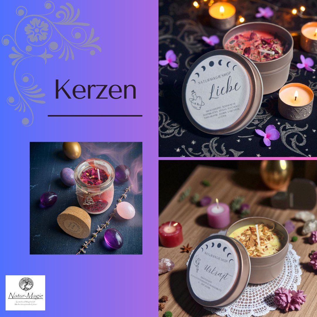 🕯️ Handgemachte Bio-Kerzen – Ein Hauch von Natur & Seele