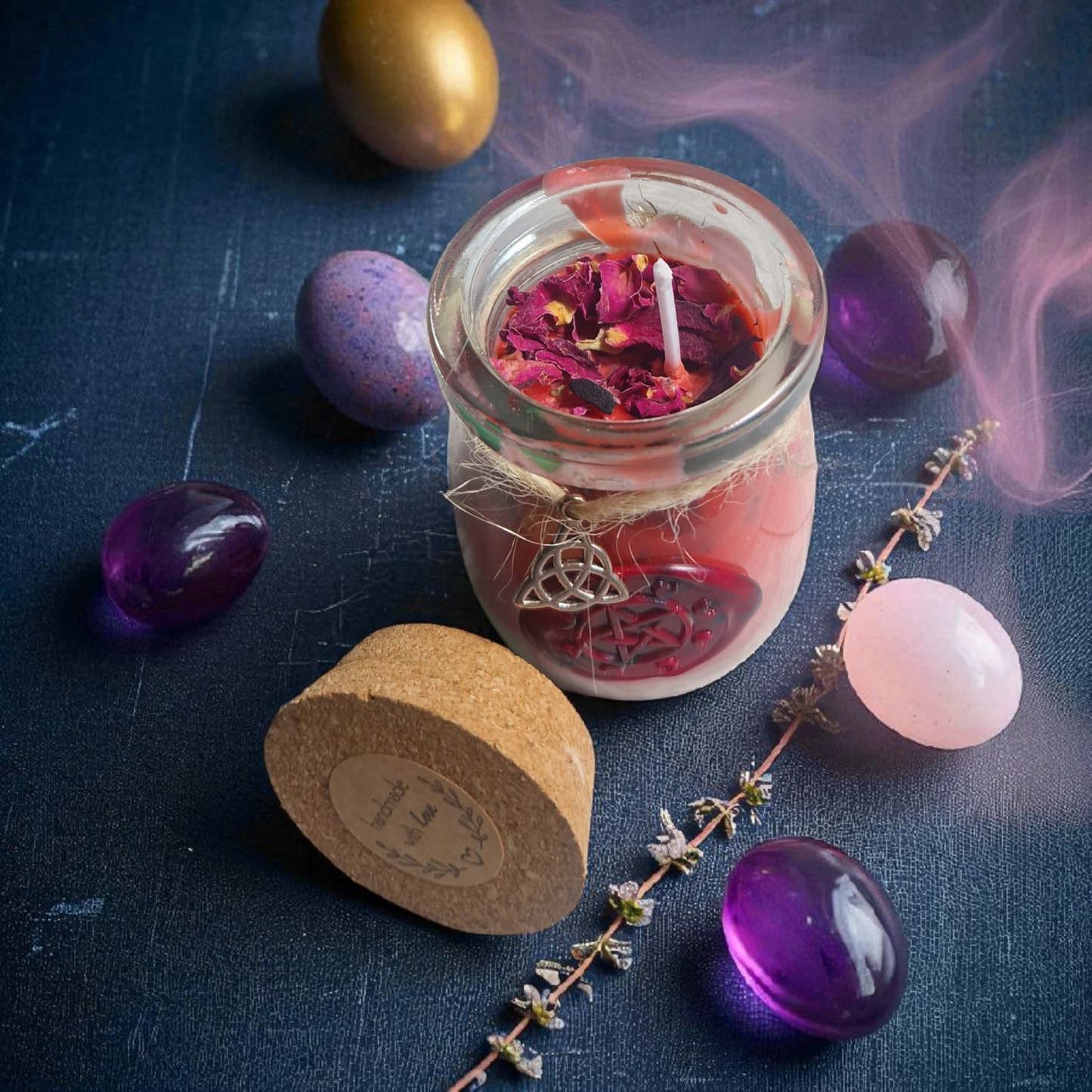 Bio Kräuterkerzen/Ritualkerzen Handmade groß und klein