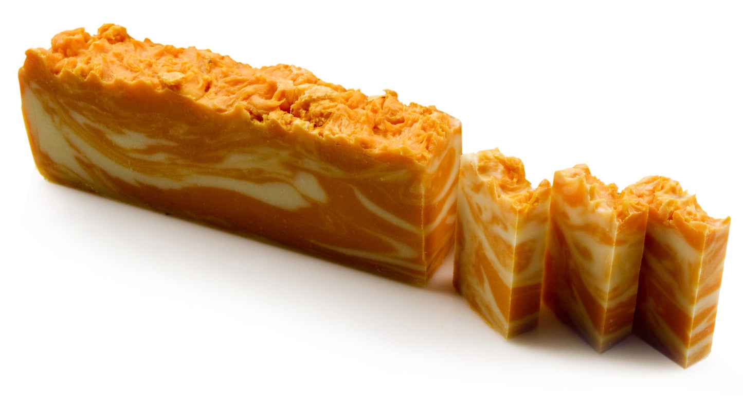 Handgemachte Orangen-Olivenölseife – „Sonnengruß“ 100g