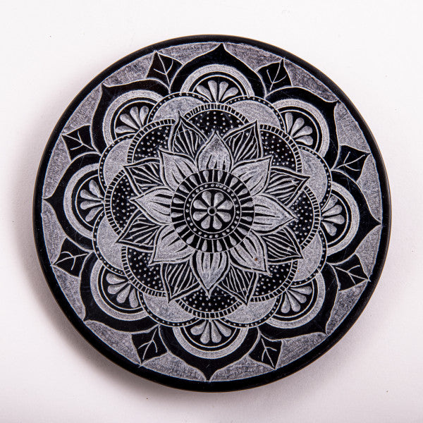Stäbchenhalter Mandala, klein Speckstein - Natur Magie