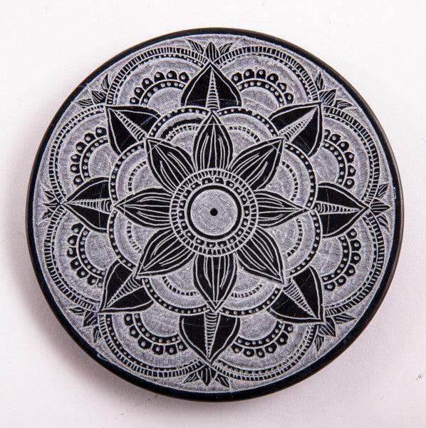 Stäbchenhalter Mandala, Speckstein