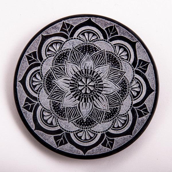 Stäbchenhalter Mandala, Speckstein