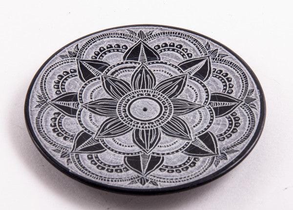 Stäbchenhalter Mandala, Speckstein