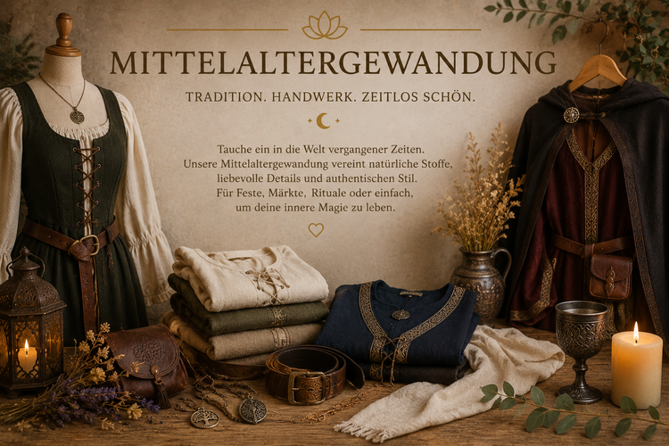Mittelaltergewandung & Wikinger Kleidung | Natur Magie