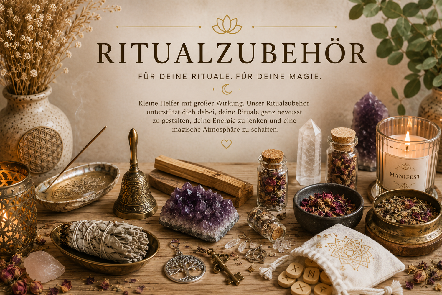 Heilsteine, Engel & magische Hilfsmittel