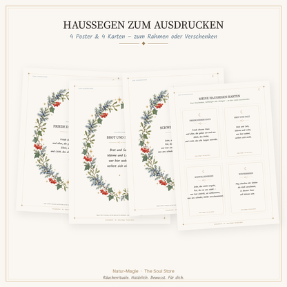 Schwellenlicht Schutzbuch dunkle Jahreszeit | 24 Schutzrituale, Haussegen zum Ausdrucken & altes Hauswissen | PDF E-Book 47 Seiten