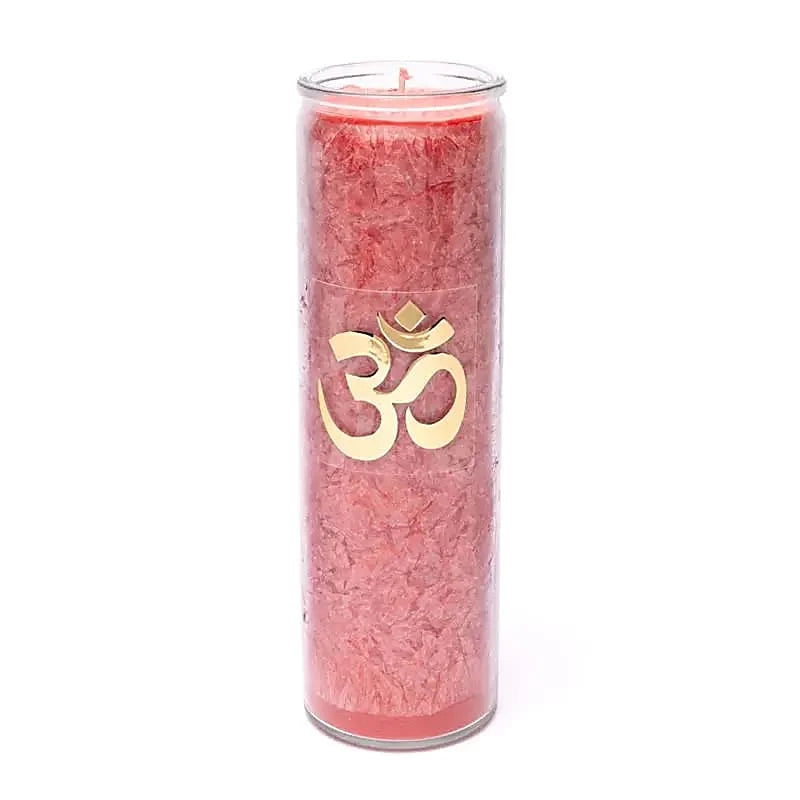Stearin Candle OM Red Unscented