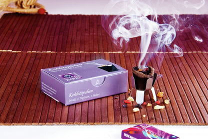 Kohletöpfchen à 6 Stück pro Packung - Natur Magie