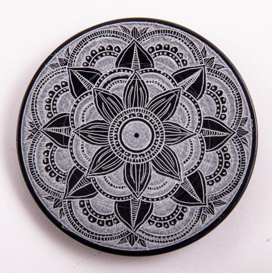 Stäbchenhalter Mandala, klein Speckstein - Natur Magie