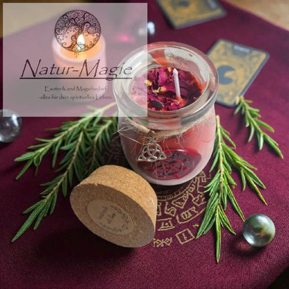 Bio Kräuterkerzen/Ritualkerzen Handmade groß und klein - Ritualkerze