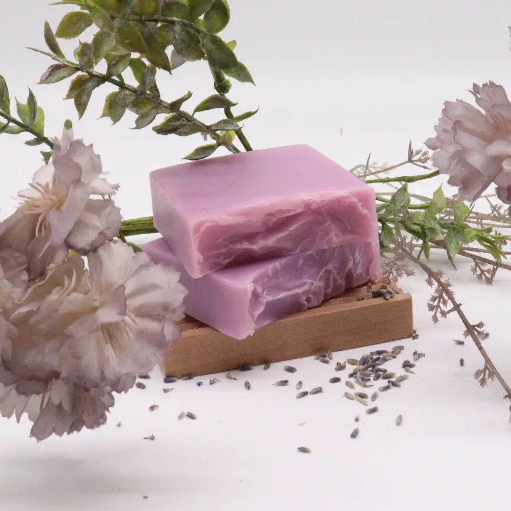 🧼 Handgemachte Seife – Lavendel & Coconut - 100g - Handcrafted Wild Soap Loaves 1.3 Kg & Slices 100-140g