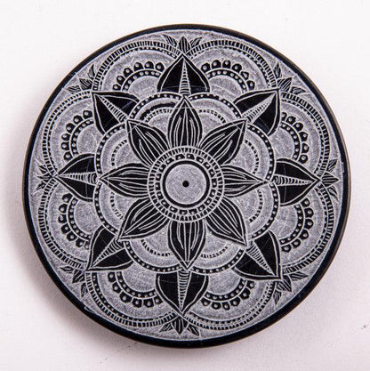 Stäbchenhalter Mandala, Speckstein
