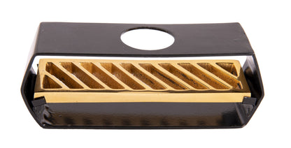 Palo Santo Halter – Schwarz & Gold