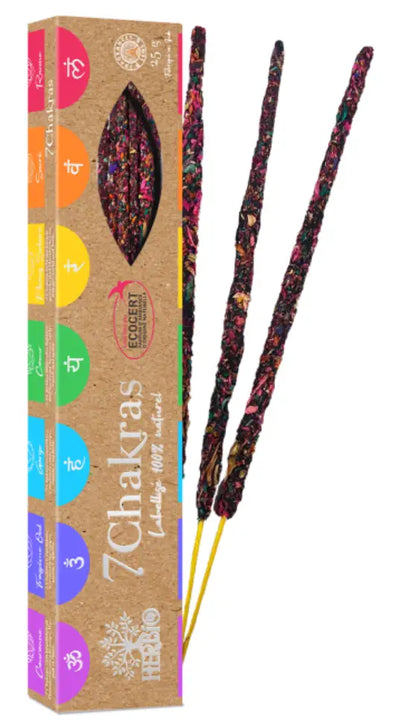 Räucherstäbchen Öko-Zertifiziert - 7Chakren - Räucherstäbchen