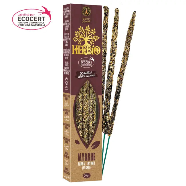 Räucherstäbchen Öko-Zertifiziert - Myrrhe - Räucherstäbchen