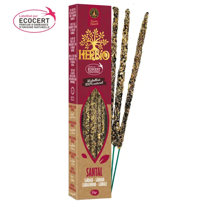Räucherstäbchen Öko-Zertifiziert - Sandelholz - Räucherstäbchen