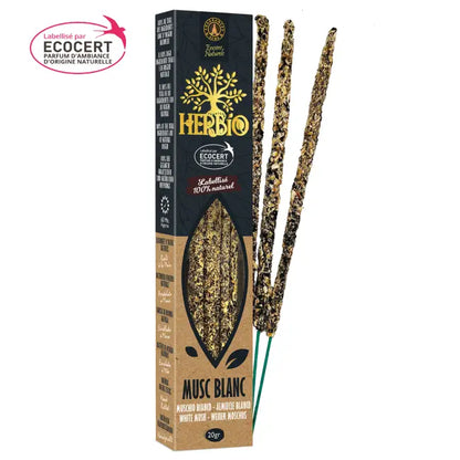 Räucherstäbchen Öko-Zertifiziert - Weißer Moschus - Räucherstäbchen