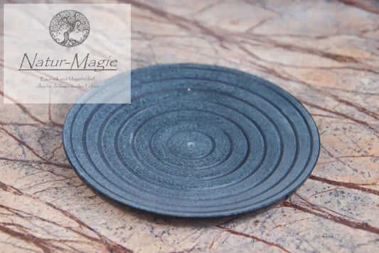 Räucherstäbchenhalter CIRCLE aus Speckstein - Natur Magie
