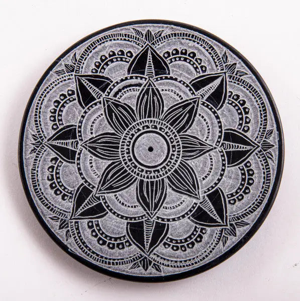 Stäbchenhalter Mandala, klein Speckstein - Natur Magie