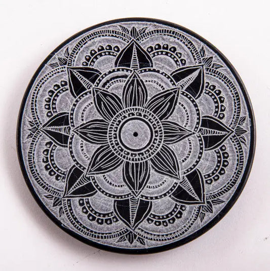 Stäbchenhalter Mandala, klein Speckstein - Natur Magie