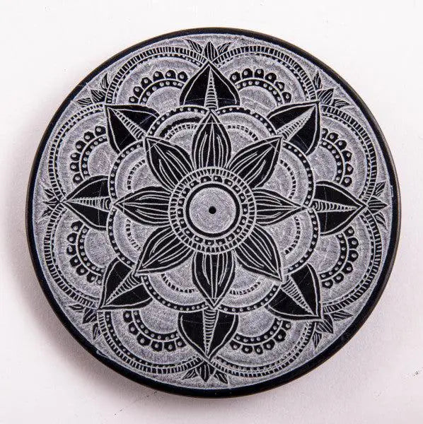 Stäbchenhalter Mandala Speckstein - Räucherzubehör